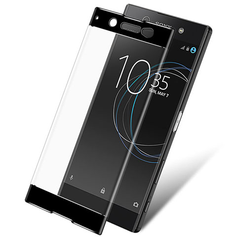 Pellicola in Vetro Temperato Protettiva Integrale Proteggi Schermo Film per Sony Xperia XA1 Ultra Nero