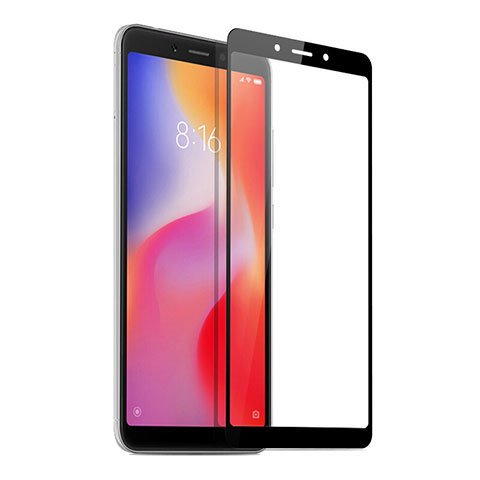 Pellicola in Vetro Temperato Protettiva Integrale Proteggi Schermo Film per Xiaomi Redmi 6A Nero