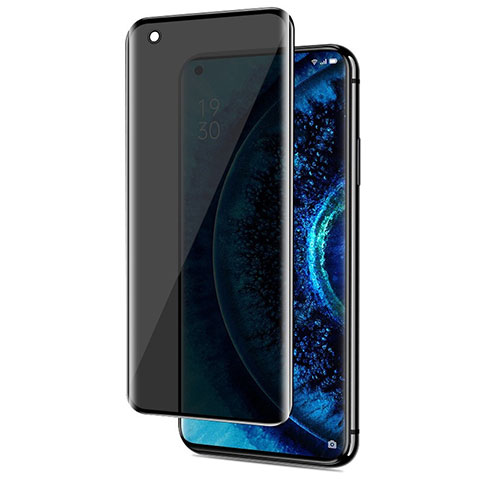 Pellicola in Vetro Temperato Protettiva Privacy Proteggi Schermo Film per Oppo Find X2 Chiaro