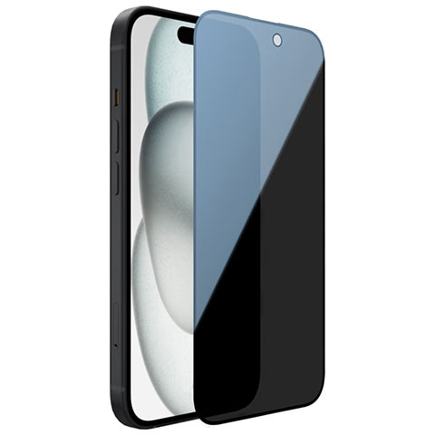 Pellicola in Vetro Temperato Protettiva Privacy Proteggi Schermo Film S05 per Apple iPhone 16 Pro Max Chiaro