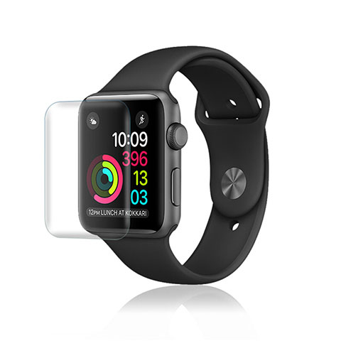 Pellicola in Vetro Temperato Protettiva Proteggi Schermo Film F07 per Apple iWatch 3 38mm Chiaro