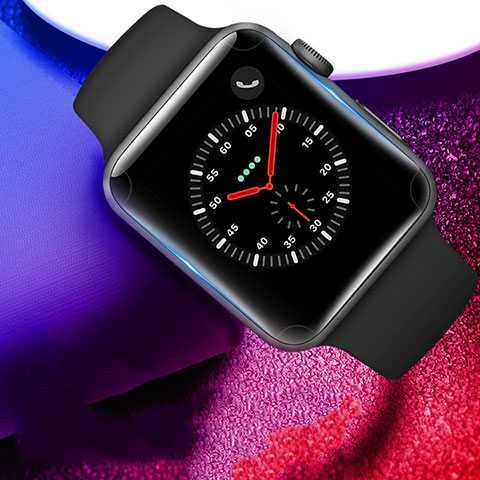 Pellicola in Vetro Temperato Protettiva Proteggi Schermo Film T01 per Apple iWatch 38mm Chiaro