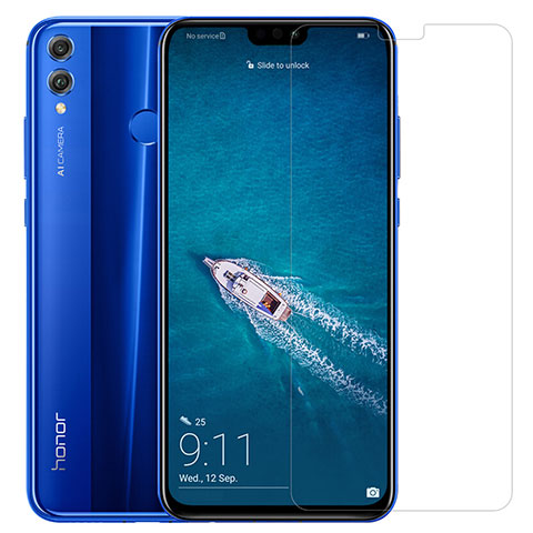 Pellicola in Vetro Temperato Protettiva Proteggi Schermo Film T01 per Huawei Honor 8X Chiaro