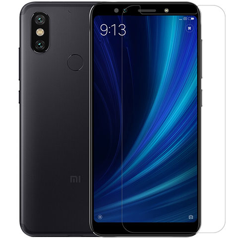 Pellicola in Vetro Temperato Protettiva Proteggi Schermo Film T01 per Xiaomi Mi 6X Chiaro