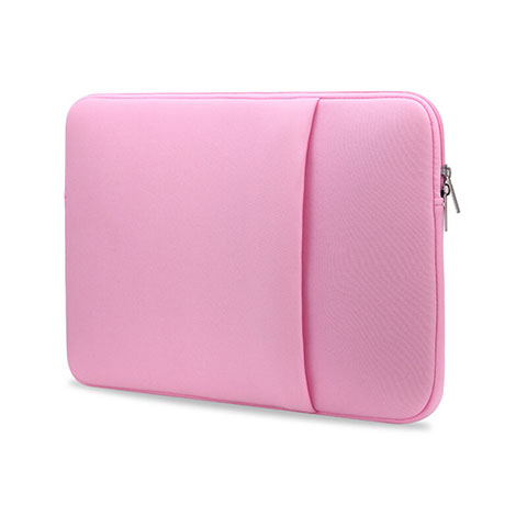 Sacchetto in Velluto Custodia Tasca Marsupio L05 per Huawei Honor MagicBook 14 Rosa