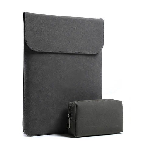 Sacchetto in Velluto Custodia Tasca Marsupio per Apple MacBook Air 13 pollici Nero