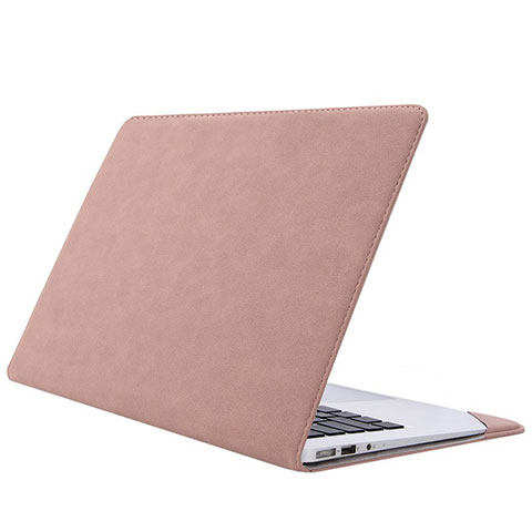 Sacchetto in Velluto Custodia Tasca Marsupio S01 per Huawei Matebook D14 (2020) Rosa