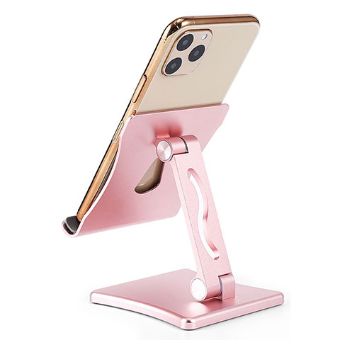 Sostegno Cellulari Supporto Smartphone Universale K32 Oro Rosa