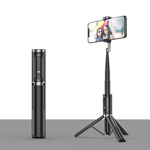 Sostegnotile Bluetooth Selfie Stick Tripode Allungabile Bastone Selfie Universale T26 Nero