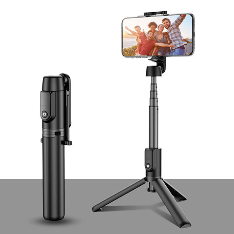 Sostegnotile Bluetooth Selfie Stick Tripode Allungabile Bastone Selfie Universale T28 Nero