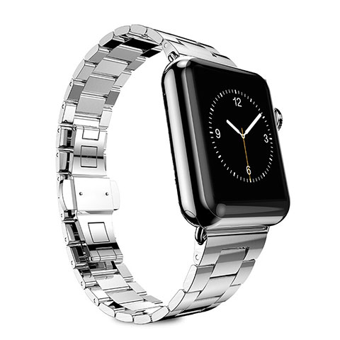 Stainless Cinturino Braccialetto Acciaio per Apple iWatch 4 40mm Argento