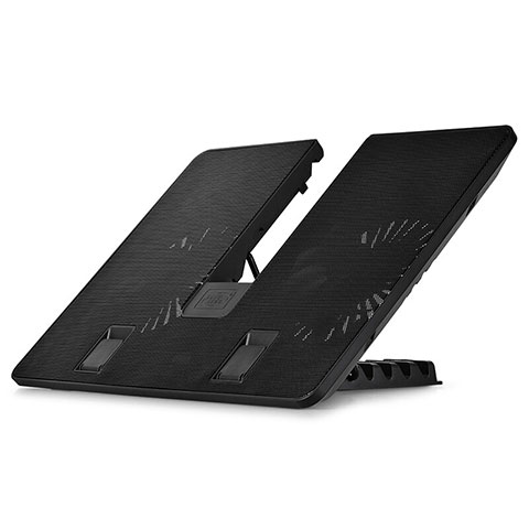 Supporto per Latpop Sostegnotile Notebook Ventola Raffreddamiento Stand USB Dissipatore Da 9 a 16 Pollici Universale L01 per Huawei MateBook D14 (2020) Nero