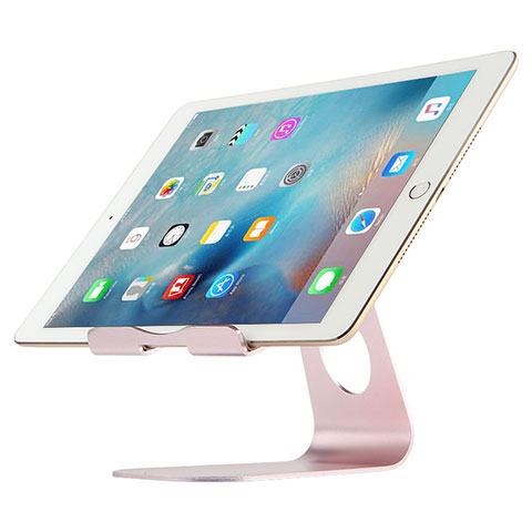 Supporto Tablet PC Flessibile Sostegno Tablet Universale K15 per Apple iPad 10.2 (2021) Oro Rosa