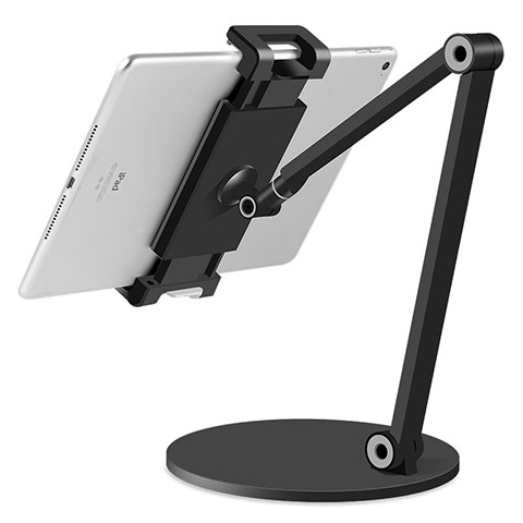 Supporto Tablet PC Flessibile Sostegno Tablet Universale T04 per Apple iPad Pro 12.9 (2021) Nero