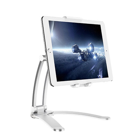 Supporto Tablet PC Flessibile Sostegno Tablet Universale T05 per Apple iPad Pro 11 (2022) Argento