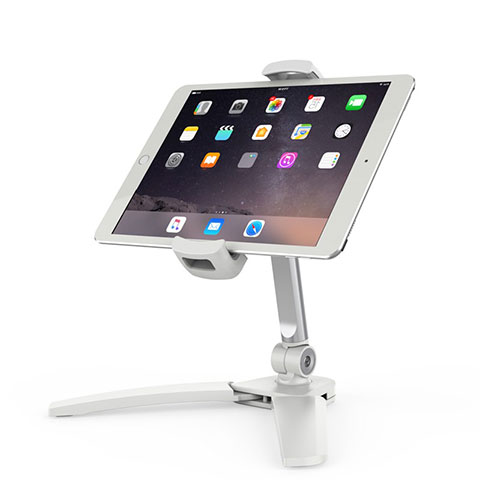 Supporto Tablet PC Flessibile Sostegno Tablet Universale T08 per Apple iPad Pro 11 (2022) Bianco