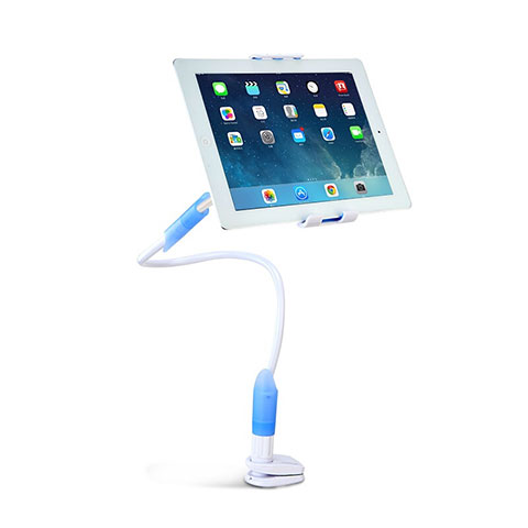 Supporto Tablet PC Flessibile Sostegno Tablet Universale T41 per Apple iPad 4 Cielo Blu