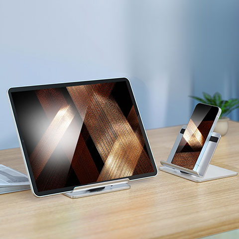 Supporto Tablet PC Sostegno Tablet Universale N02 per Apple iPad Pro 10.5 Argento