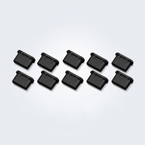 Tappi Antipolvere USB-C Jack Anti-dust Type-C Anti Polvere Universale 10PCS H01 per Apple iPad Pro 11 (2022) Nero