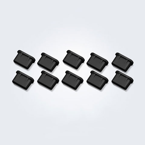 Tappi Antipolvere USB-C Jack Anti-dust Type-C Anti Polvere Universale 10PCS H01 per Apple iPad Pro 12.9 (2021) Nero