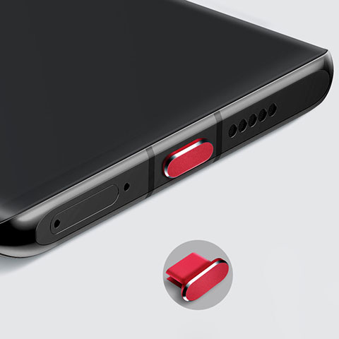 Tappi Antipolvere USB-C Jack Anti-dust Type-C Anti Polvere Universale H08 per Apple iPad Pro 12.9 (2021) Oro Rosa