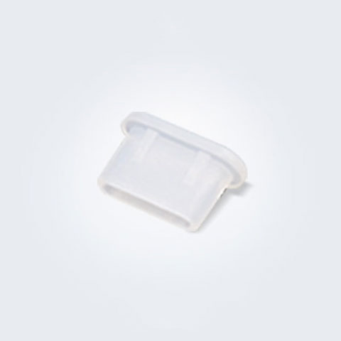 Tappi Antipolvere USB-C Jack Anti-dust Type-C Anti Polvere Universale H11 per Apple iPhone 15 Pro Bianco
