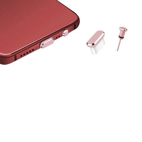 Tappi Antipolvere USB-C Jack Anti-dust Type-C Anti Polvere Universale H17 per Apple iPhone 16 Oro Rosa