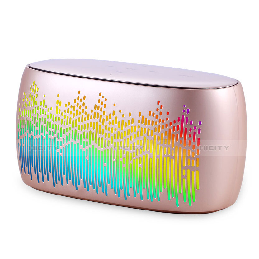 Altoparlante Casse Mini Bluetooth Sostegnoble Stereo Speaker S06 Oro