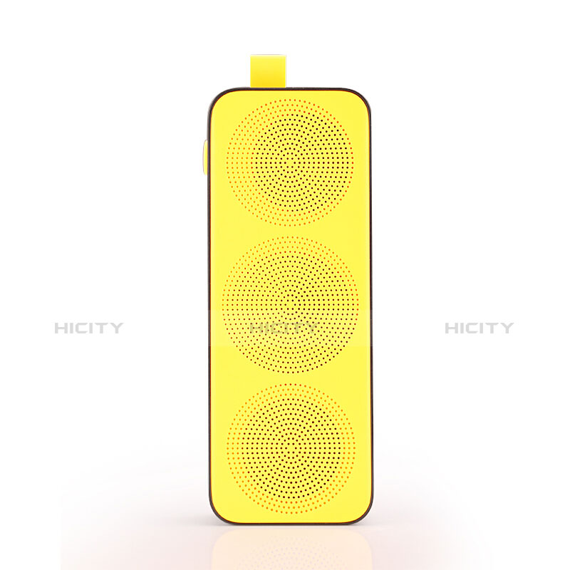 Altoparlante Casse Mini Bluetooth Sostegnoble Stereo Speaker S12 Giallo