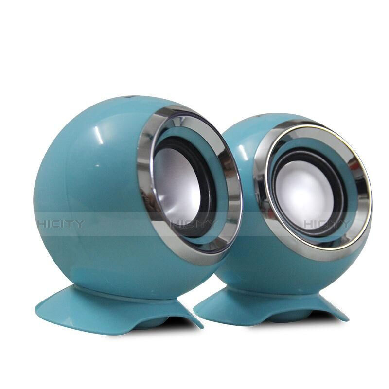 Altoparlante Casse Mini Sostegnoble Stereo Speaker Cielo Blu