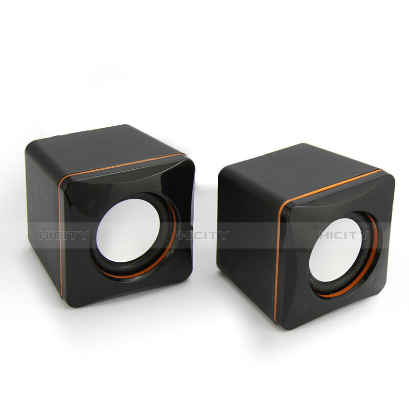 Altoparlante Casse Mini Sostegnoble Stereo Speaker Nero