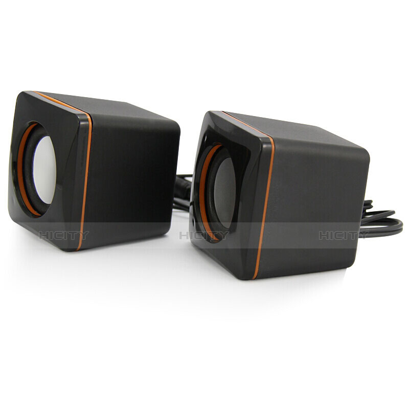 Altoparlante Casse Mini Sostegnoble Stereo Speaker Nero