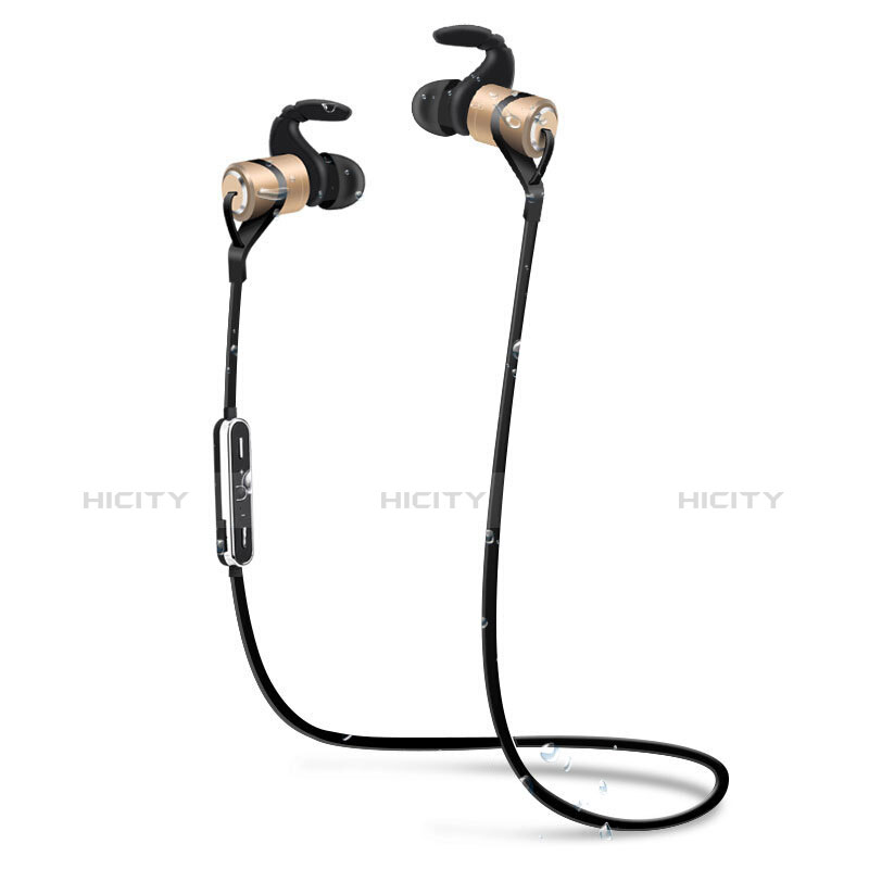 Auricolare Bluetooth Cuffia Stereo Senza Fili Sport Corsa H50 Oro