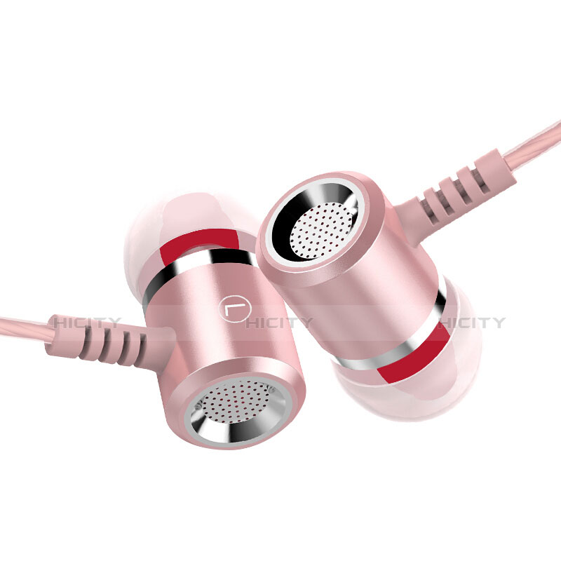 Auricolari Cuffia In Ear Stereo Universali Sport Corsa H25 Rosa