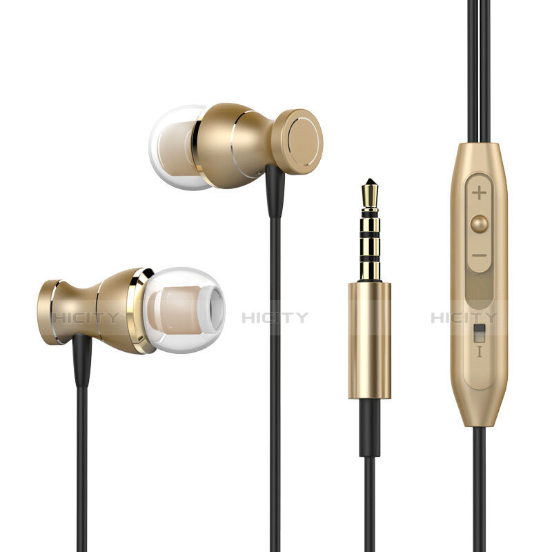 Auricolari Cuffia In Ear Stereo Universali Sport Corsa H34 Oro