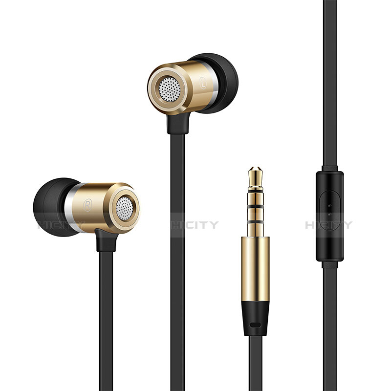 Auricolari Cuffie In Ear Stereo Universali Sport Corsa H18 Oro