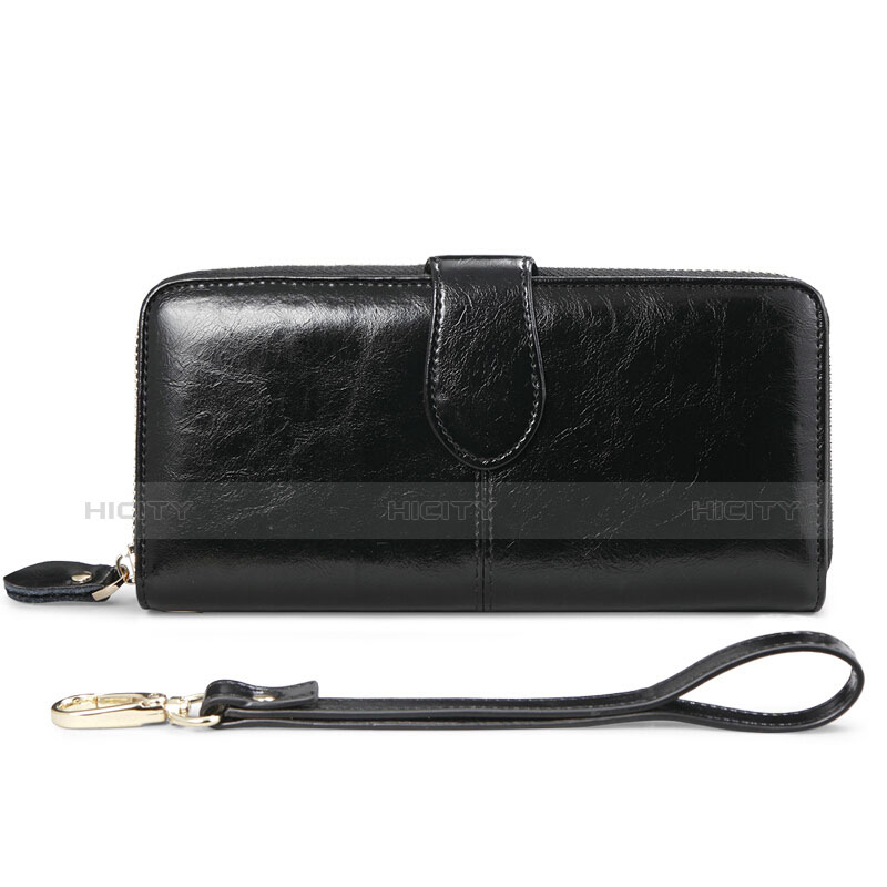 Borsetta Pochette Custodia In Pelle Universale H02 Nero