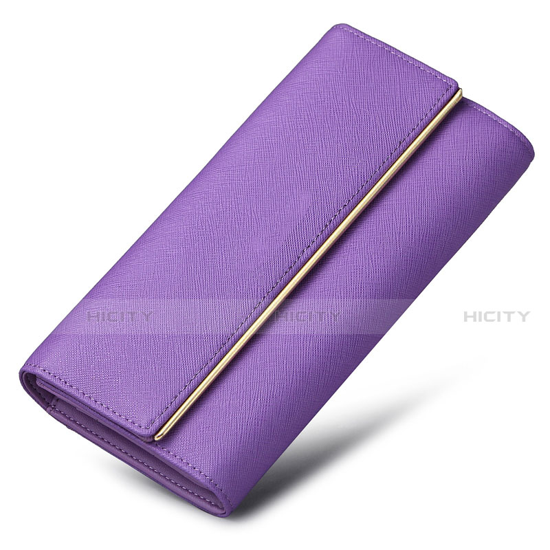 Borsetta Pochette Custodia In Pelle Universale K01 Viola