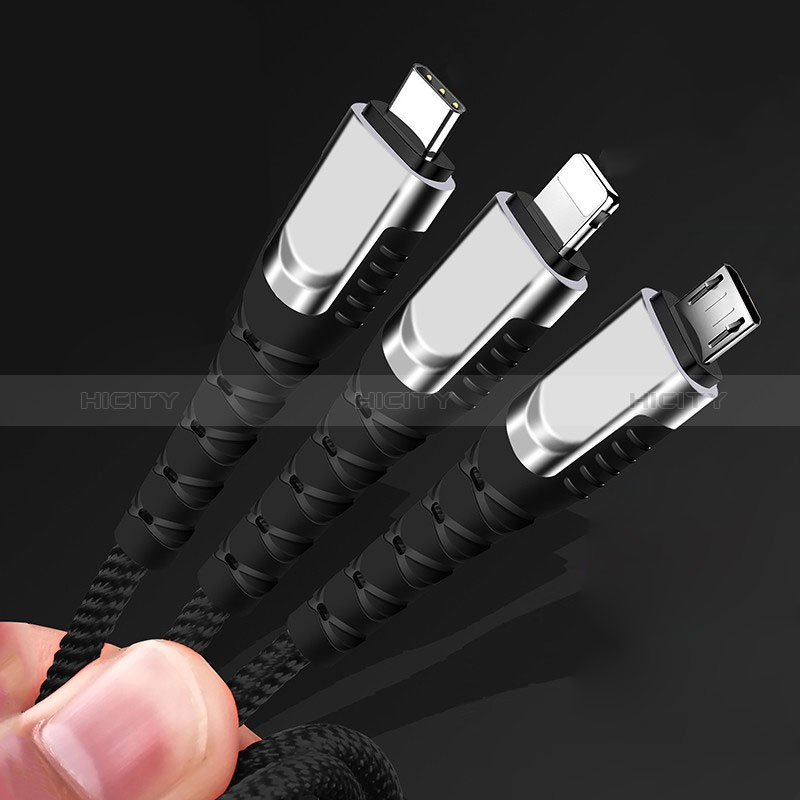 Cavo da Lightning USB a Cavetto Ricarica Carica Android Micro USB Type-C 5A H03 per Apple iPad Pro 11 (2022) Oro