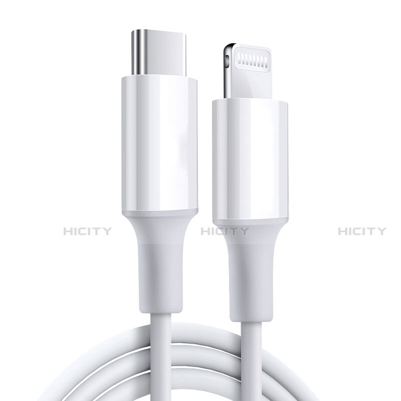 Cavo da USB a Cavetto Ricarica Carica C02 per Apple iPad 10.2 (2020) Bianco