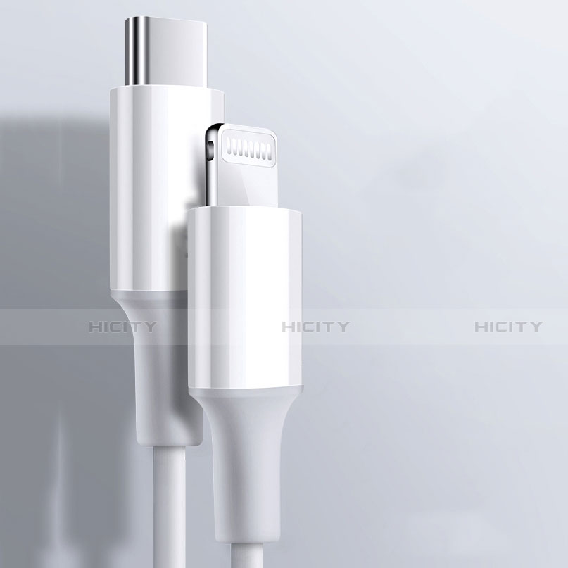 Cavo da USB a Cavetto Ricarica Carica C02 per Apple iPad Air 10.9 (2020) Bianco