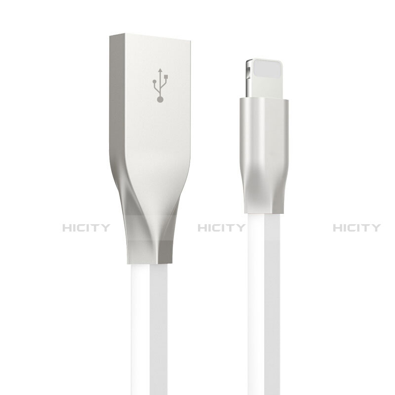 Cavo da USB a Cavetto Ricarica Carica C05 per Apple iPad Pro 11 (2018) Bianco