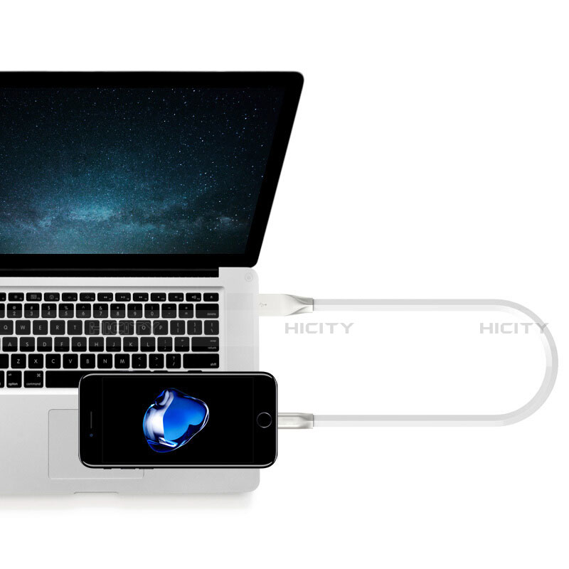 Cavo da USB a Cavetto Ricarica Carica C06 per Apple iPad Air 4 10.9 (2020)