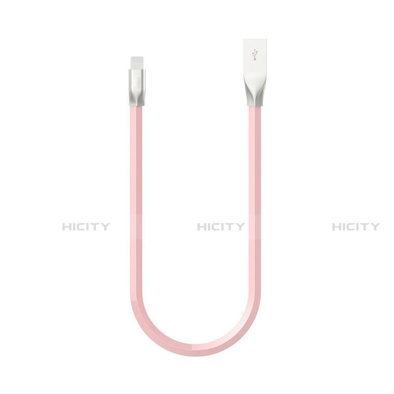 Cavo da USB a Cavetto Ricarica Carica C06 per Apple iPhone 12 Pro Rosa