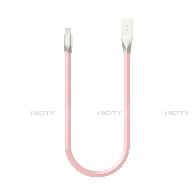 Cavo da USB a Cavetto Ricarica Carica C06 per Apple iPhone 5C Rosa