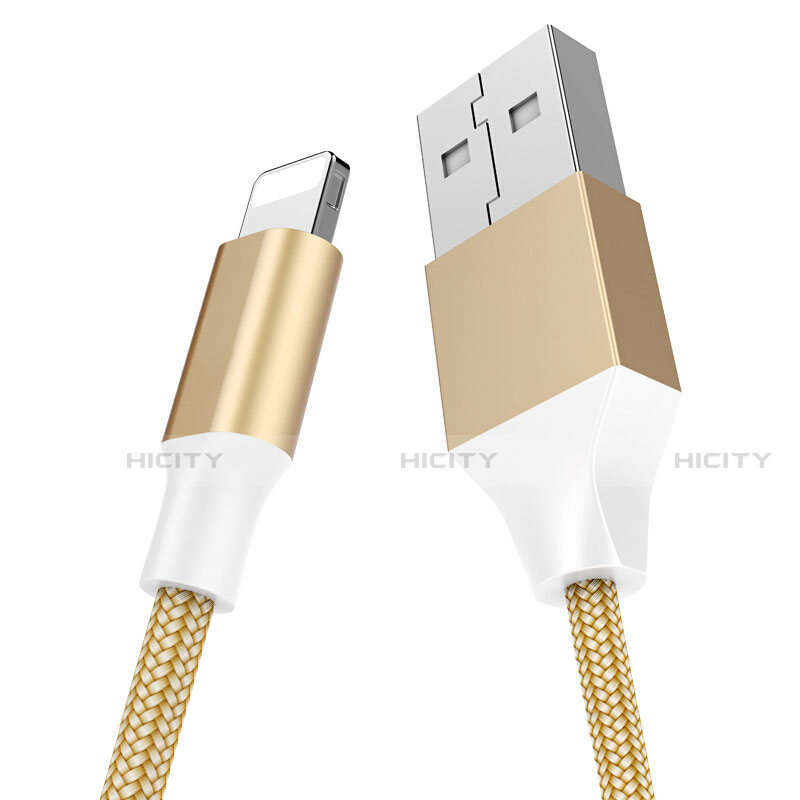 Cavo da USB a Cavetto Ricarica Carica D04 per Apple iPhone 12 Mini Oro