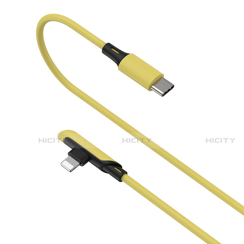 Cavo da USB a Cavetto Ricarica Carica D10 per Apple iPad 3 Giallo