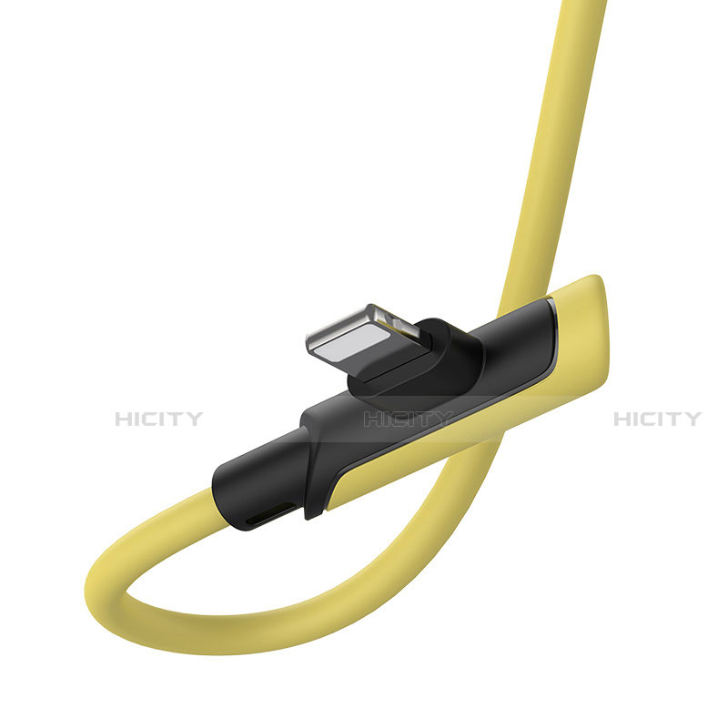 Cavo da USB a Cavetto Ricarica Carica D10 per Apple iPad 3 Giallo