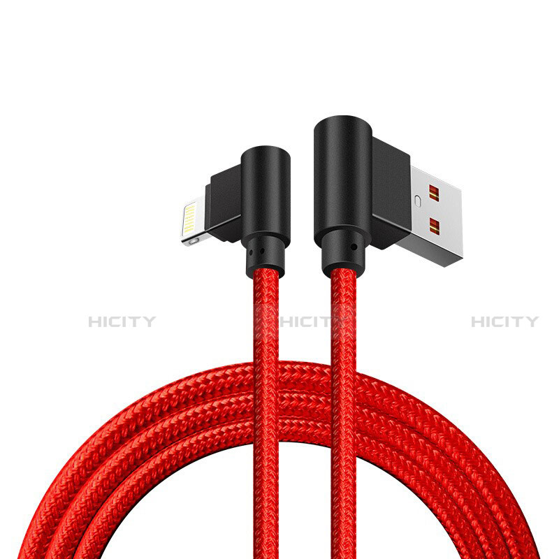 Cavo da USB a Cavetto Ricarica Carica D15 per Apple iPad Air 10.9 (2020) Rosso