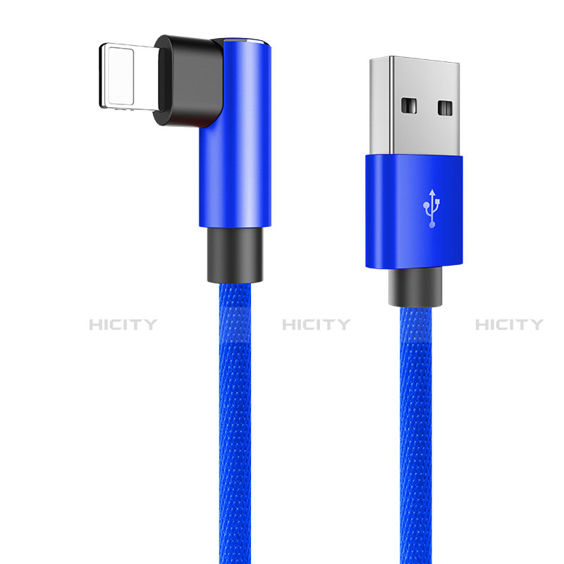 Cavo da USB a Cavetto Ricarica Carica D16 per Apple iPhone 6 Plus Blu